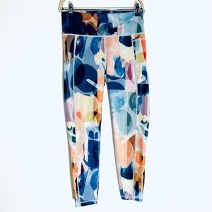 Sweaty Betty Multicolor Abstract Leggings